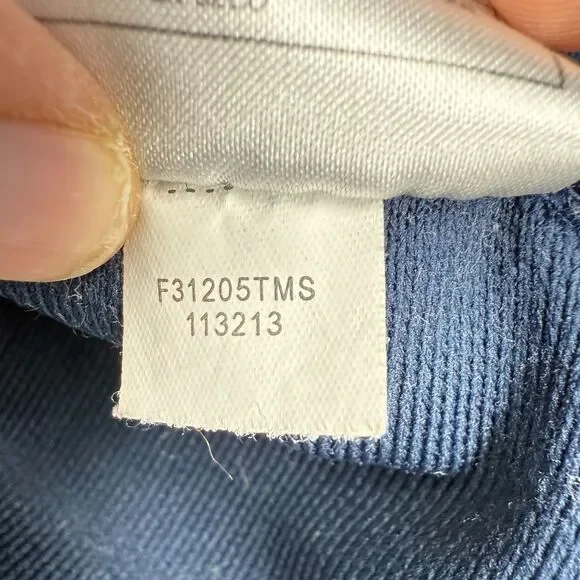 Nike Long sleeve Shirt mens Medium Navy Blue pullover - Picture 7 of 8